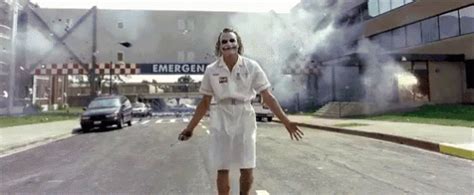 After putting in so much work into <b>Joker</b>, you better believe that Joaquin Phoenix should get what he deserves. . Joker hospital gif